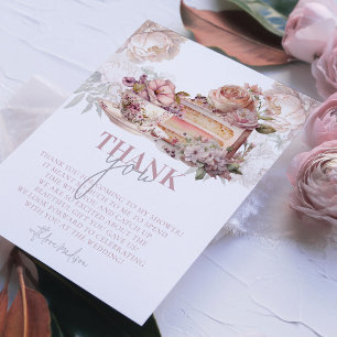 Carte De Remerciements Thé dansant de mariage élégant