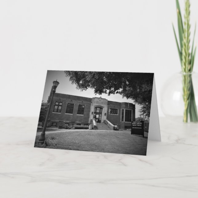 carte de remerciements "The Hamilne Midway Library (Devant)