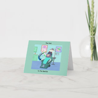 Carte De Remerciements The Visit To The Dentist 🦷