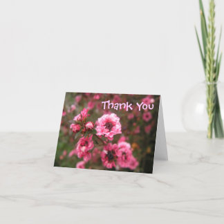 Carte De Remerciements Think Pink Thank