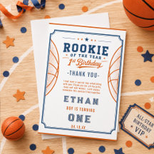 Ticket de Rookie de l'Année Basket pour 1er Annive