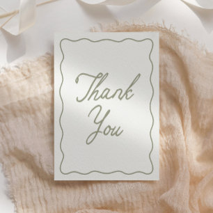 Carte De Remerciements Tini One sur le Baby shower Martini Way