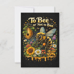 Carte De Remerciements To Bee or Not to Bee