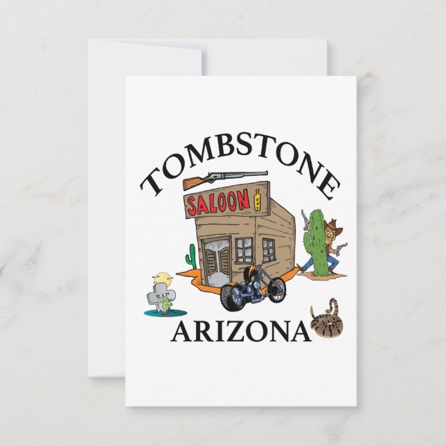 Carte De Remerciements Tombstone, Arizona (Devant)