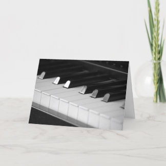 Carte De Remerciements Touches de piano