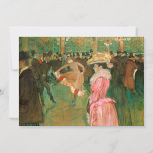 Carte De Remerciements Toulouse-Lautrec - Au Moulin Rouge, la danse