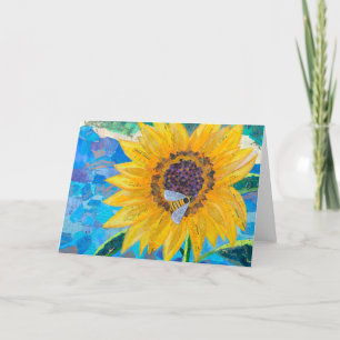 Carte De Remerciements Tournesol