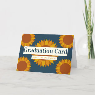 Carte De Remerciements Tournesol Photo Grad Félicitations 