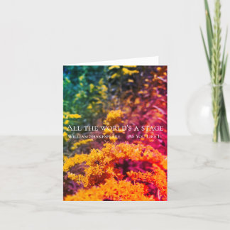 Carte De Remerciements Toute la scène mondiale