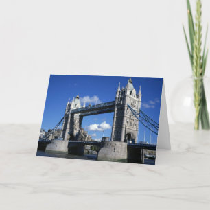 Carte De Remerciements Tower Bridge dans les années 90