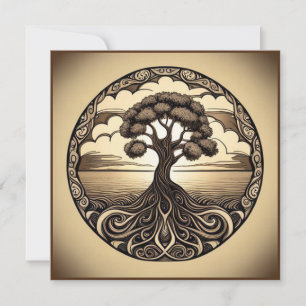Carte De Remerciements Tree of Life