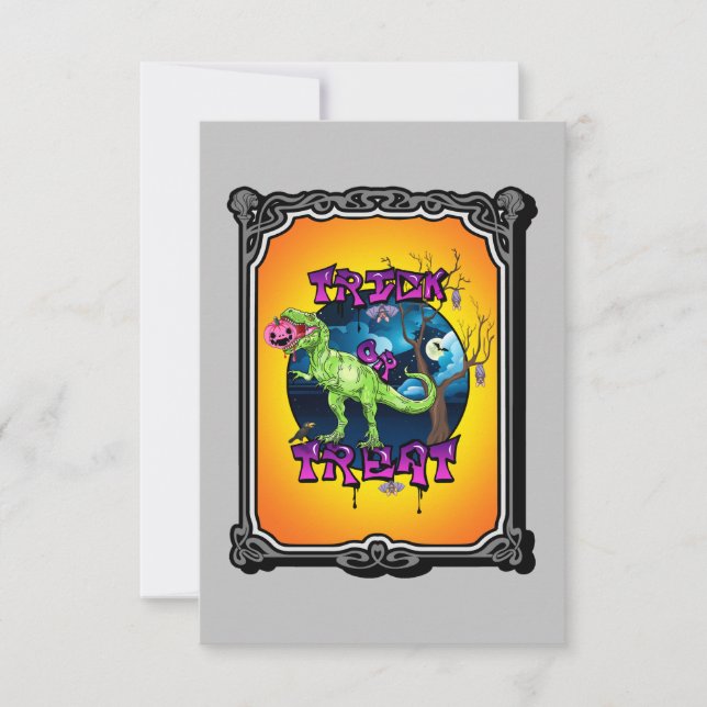 Carte De Remerciements Trick ou Treat Halloween (Devant)