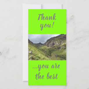 Carte De Remerciements Trois soeurs de Glencoe, montagnes, Écosse