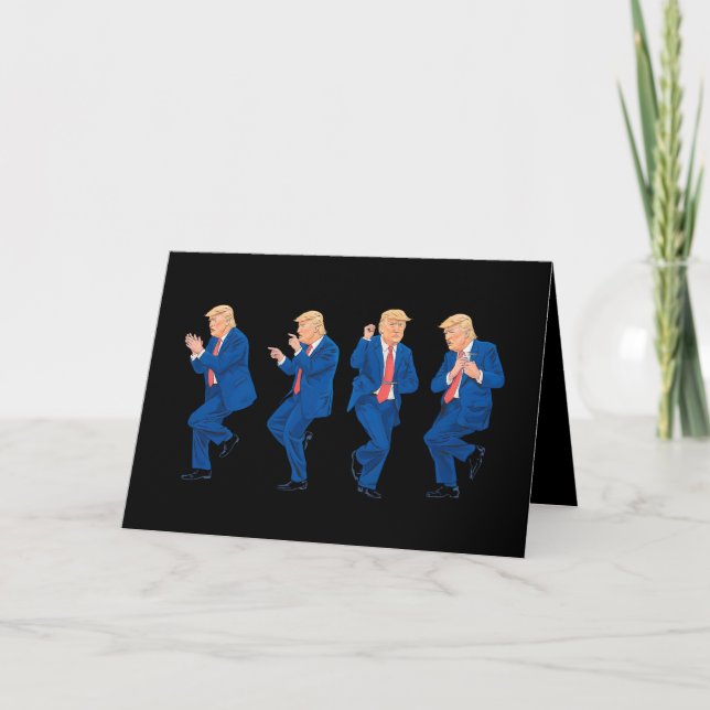 Carte De Remerciements Trump 45 47 Danser Danser Danser Président des Éta (Devant)
