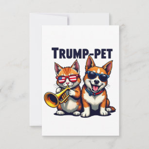 Carte De Remerciements Trump familier Trump Rendre nos animaux en sécurit