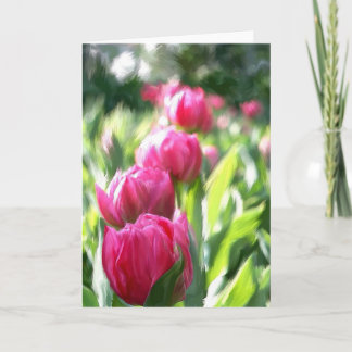 Carte De Remerciements Tulip