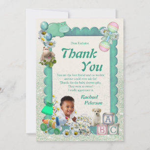 Carte De Remerciements Tweets de remerciement pour Baby Shower