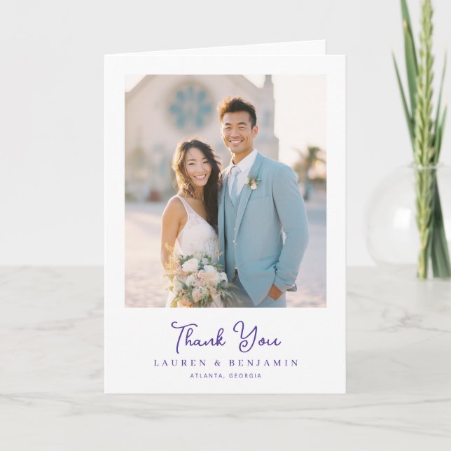 Carte De Remerciements Twilight Nouveau Wedding (Devant)