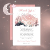 Twinkle Little Star Unicorn rose fille Baby shower