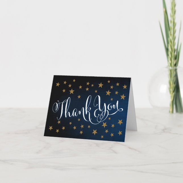 Carte De Remerciements Twinkle Twinkle Little Star Thank You Note Card (Devant)