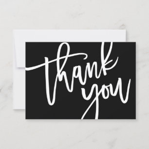 Carte De Remerciements Typographie, Lettres, Baby shower, Anniversaire