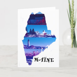 Carte De Remerciements Un aperçu du Maine