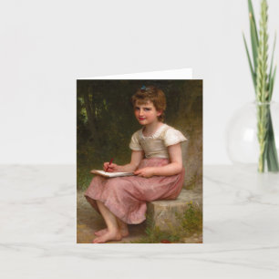 Carte De Remerciements Un appel de William Adolphe Bouguereau