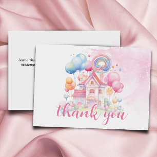 Carte De Remerciements Un Baby shower-bonbons un peu amoureux