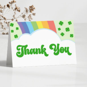 Carte De Remerciements Un Baby shower de St. Patrick's Day au charme chan
