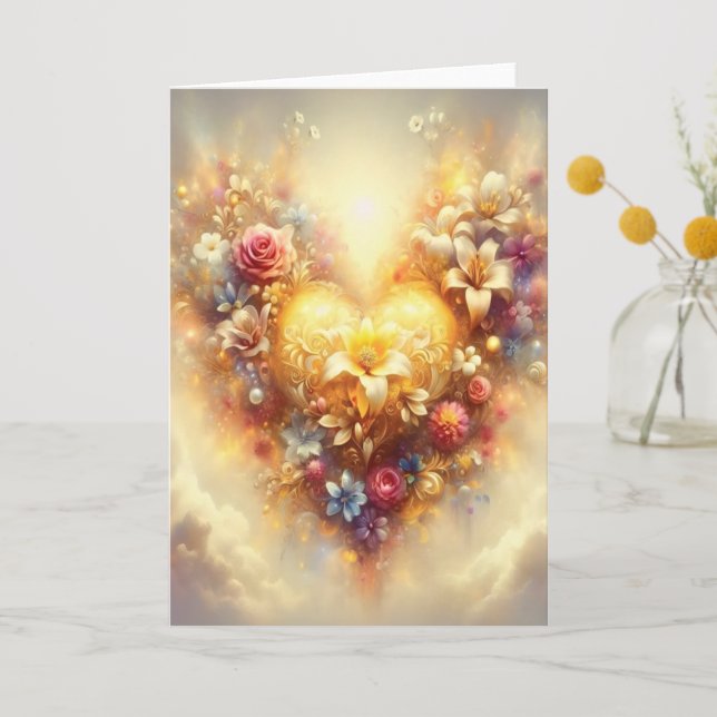 Carte De Remerciements Un coeur pur (Recto)