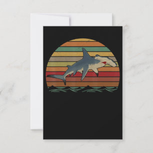 Carte De Remerciements un joyeux cadeau de requin marteau
