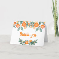 Un Petit Baby shower D'Oranges Botaniques Cutie