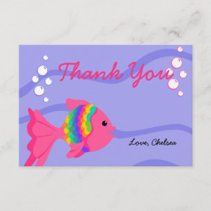 Carte De Remerciements Un Poisson Fantastique !