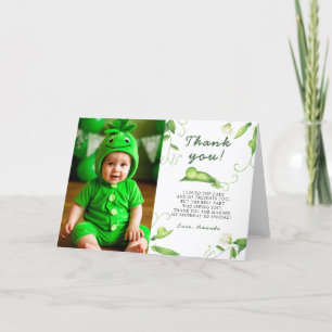 Carte De Remerciements Un Sweet Pea Premier Anniversaire