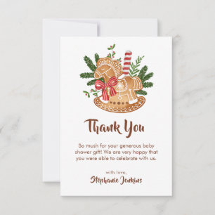 Carte De Remerciements Un Sweetie Est En Route Baby shower