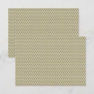 Carte De Remerciements Un tapis rectangulaire avec un motif géométrique c