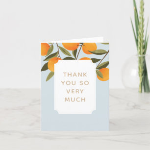 Carte De Remerciements Une petite ville est sur le Baby shower Way