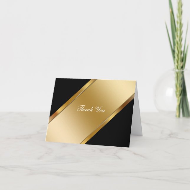 Carte De Remerciements Upscale Thank (Devant)