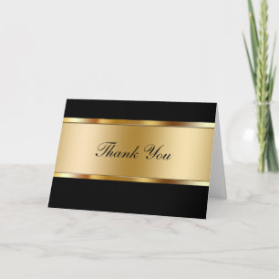 Carte De Remerciements Upscale Thank