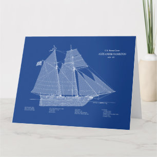 Carte De Remerciements USRC Alexander Hamilton - ABD