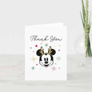 Carte De Remerciements Vacances Mickey et Baby shower d'amis