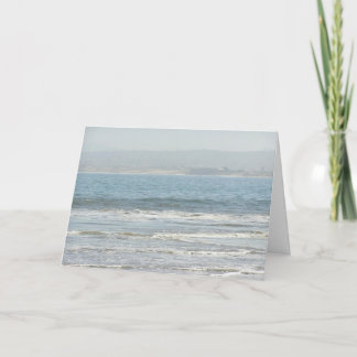 Carte De Remerciements Vagues s'effondrant