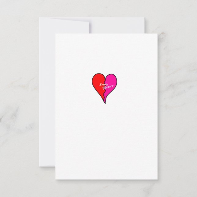 Carte De Remerciements Valentine ! (Devant)