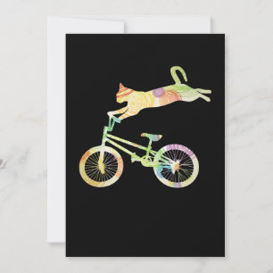 Carte De Remerciements Vélo vélo de chat - Votre collection de cadeaux