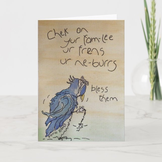 Carte De Remerciements Vérifiez... (Devant)