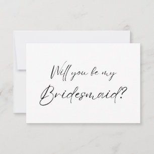Carte De Remerciements Veux-tu être ma demoiselle d'honneur ? Proposition