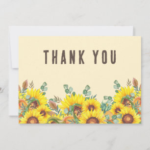 Carte De Remerciements Vibe d'automne colorée Thanksgiving Diner Party