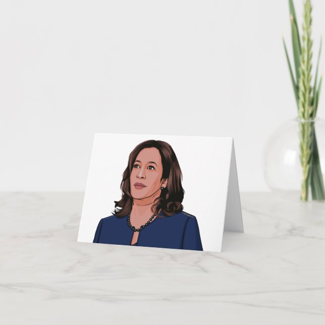 Carte De Remerciements Vice-Président Kamala Harris (Devant)