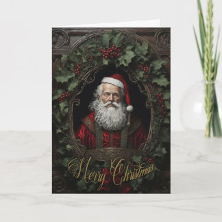 Carte De Remerciements Victorian St. Nick - Joyeux Noël