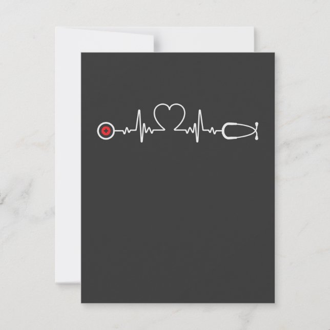 Carte De Remerciements Vie infirmière | Infirmière (Devant)
